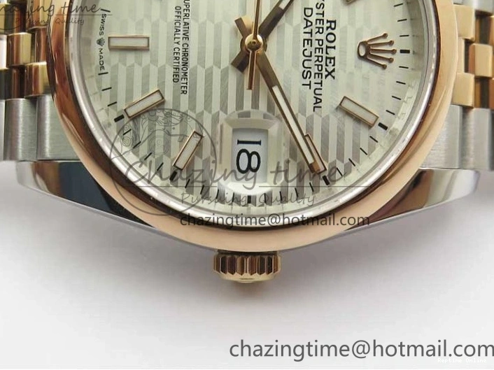 0123 TravelReady DateJust 36 SS RG 126201 BP Maker 1:1 Best Edition Silver Dial on Jubilee Bracelet 2506